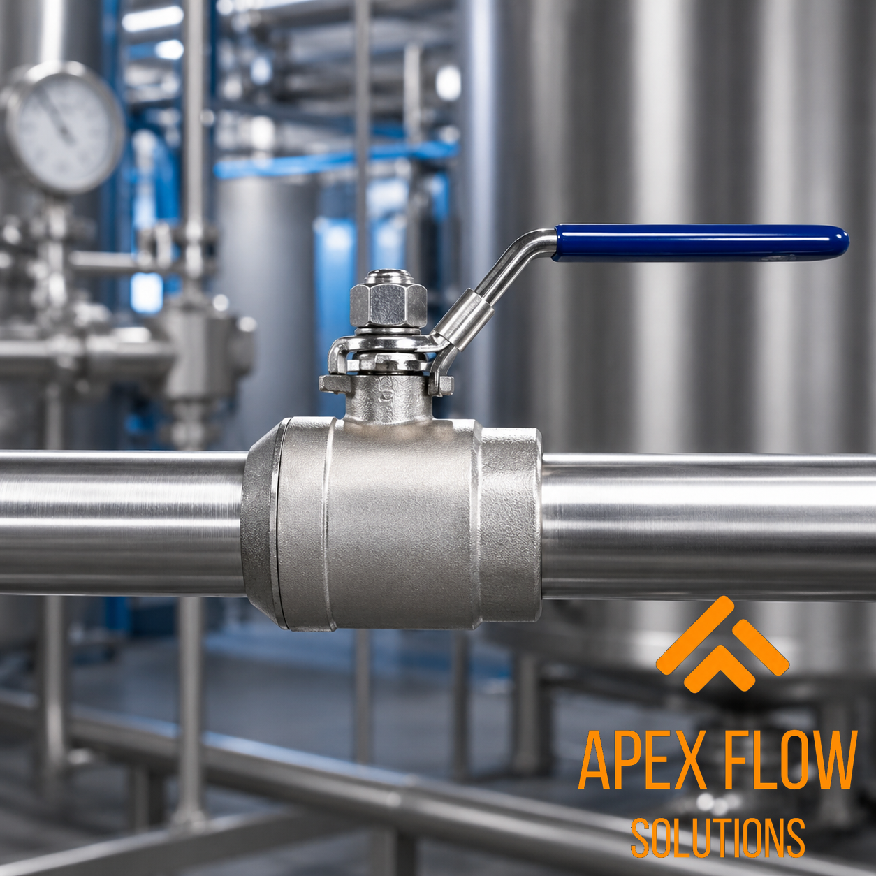316 stainless steel ball valve in an industrial application — Apex Flow Solutions