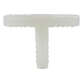 3/8 in. White Nylon Hose Barb Tee - 33429W