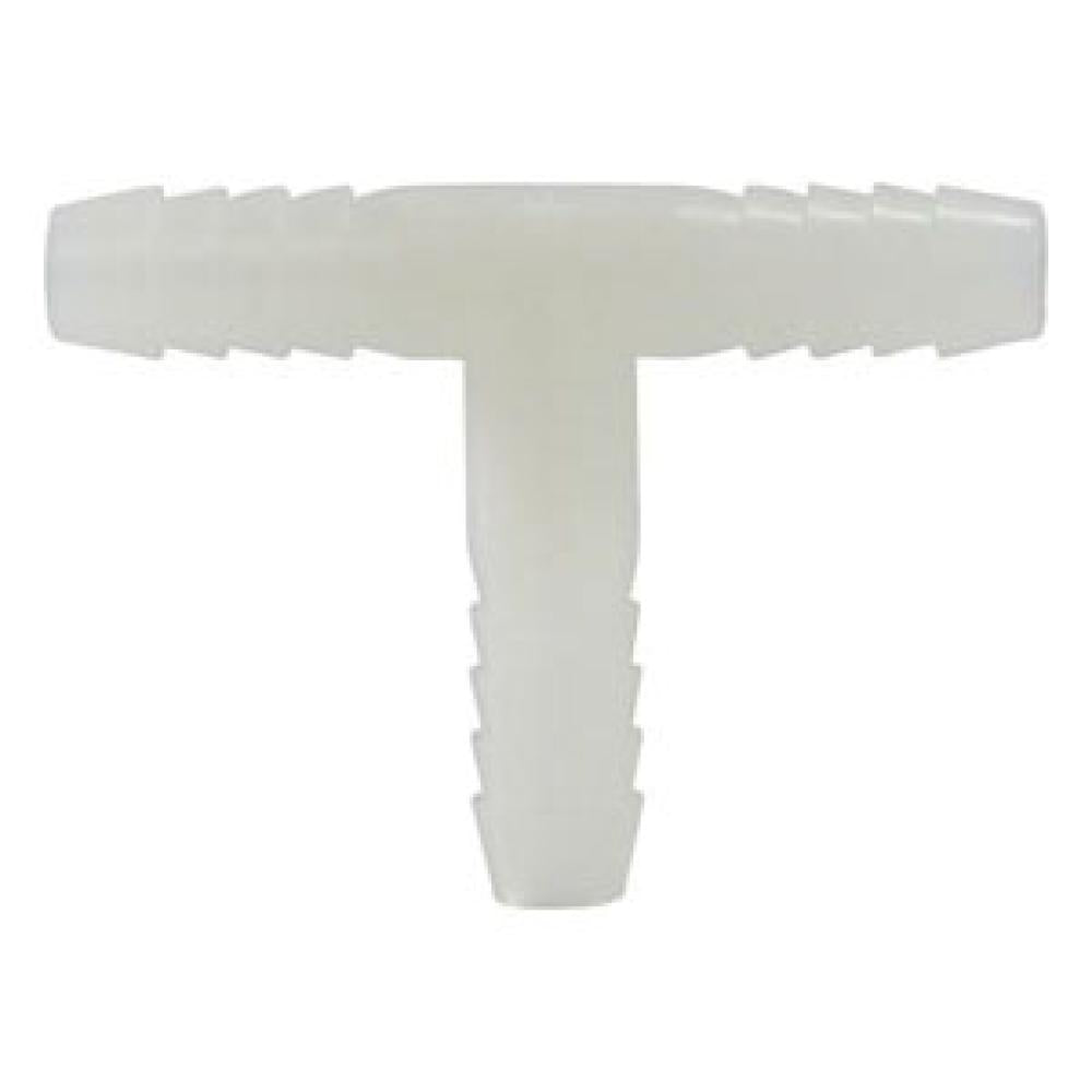 3/8 in. White Nylon Hose Barb Tee - 33429W