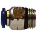 1/4 in. x 1/8 in. Push-In x Male NPT Nickel-Plated Adapter