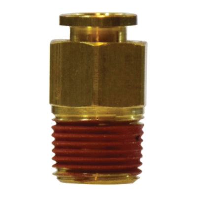 1/8 in. x 1/8 in. Push-In x Male NPT Adapter