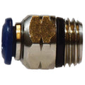 3/8 in. x 3/8 in. Push-In x Male NPT Nickel-Plated Adapter