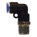 5/32 in. x 1/8 in. Push-In x Male NPT Swivel Elbow, Composite