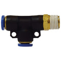 3/8 in. x 1/4 in. Push-In x Male NPT Swivel Run Tee