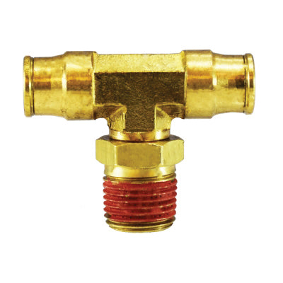 5/32 in. x 1/8 in. Push-In x Male NPT Swivel Branch Tee