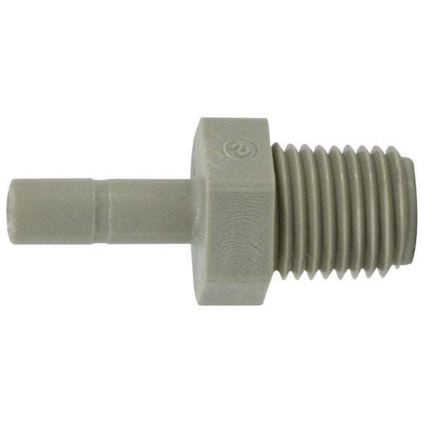 3/16 in. x 1/8 in. Plastic Stem x Male NPT Adapter
