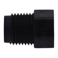 3/4 Black Poly Hex Head Plug