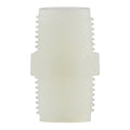 1-1/2 in. White Nylon Hex Nipple, Male NPT x Male NPT - 28618W