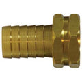 1/2 in. Brass Hose Barb x 3/4 in. Female Garden Hose Swivel Adapter - 30032