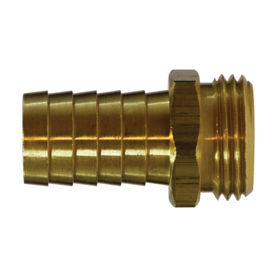 1 in. Hose Barb x 3/4 in. Male Garden Hose Adapter