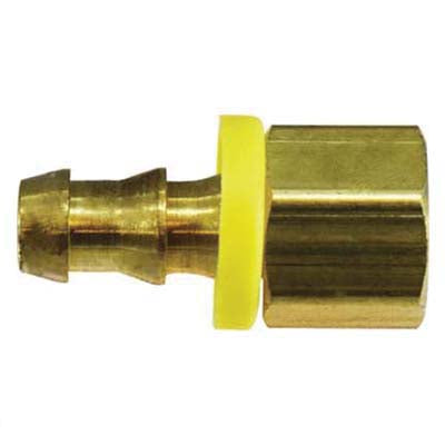 1/4 in. x 1/4 in. Push-On Hose Barb x Female NPT Adapter