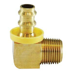3/4 in. x 3/4 in. Push-On Hose Barb x Male NPT Elbow