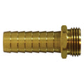 3/4 in. Brass Hose Barb x 3/4 in. Male Garden Hose 2 in. Shank - 30512