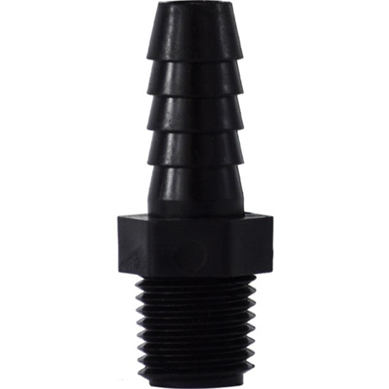 1/2 X 3/8 Hb X Npt Polyprop Adpt