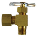 1/4 in. x 1/8 in. Compression x Male Heavy Pattern 90 Needle Valve