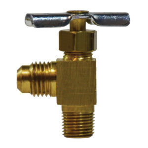 5/16 in. x 1/8 in. Male Flare x Male 90 Needle Valve
