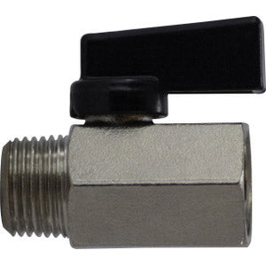 3/8 in. Male x Female Chrome Economy Mini Ball Valve