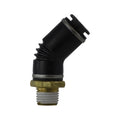 3/8 in. x 1/2 in. Push-In x Male NPT 45 DOT Elbow, Composite