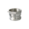 1-1/2 in. 316 Stainless Steel camlock Type A adapter, Male Adapter x Female NPT (CGA-150-SS1)