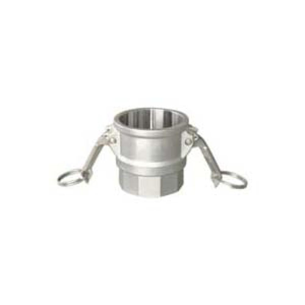 2 in. 316 Stainless Steel camlock Type D coupler, Female Coupler x Female NPT (CGD-200-SS1)
