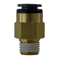 1/4 in. x 1/8 in. Push-In x Male NPT DOT Adapter, Composite