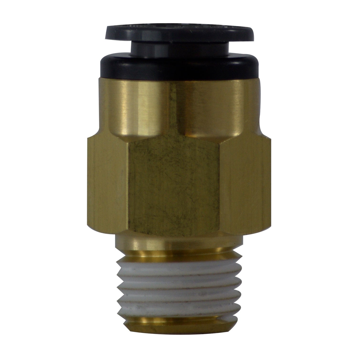 1/4 in. x 1/8 in. Push-In x Male NPT DOT Adapter, Composite