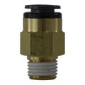 3/8 in. x 1/2 in. Push-In x Male NPT DOT Adapter, Composite