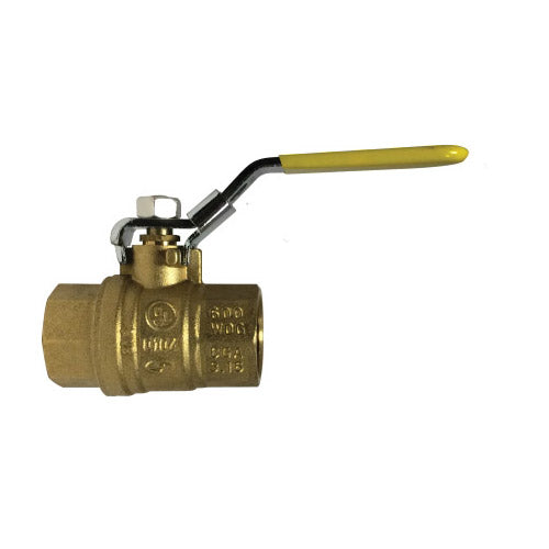 1/2 in. Brass Ball Valve with Locking Handle