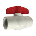 1-1/2 White Ips Pvc Ball Vlv