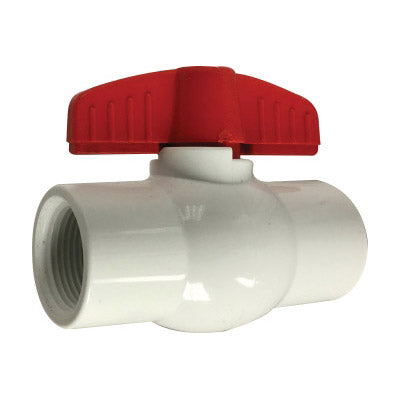 1-1/2 White Ips Pvc Ball Vlv