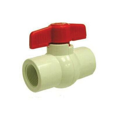 2-1/2 in. White PVC IPS Ball Valve