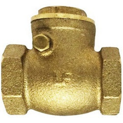 3 in. Lead-Free Brass Swing Check Valve, IPS Threaded, Midland Industries 940359LF