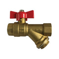 3/4 inch Brass Ball Valve with Strainer Midland 947134
