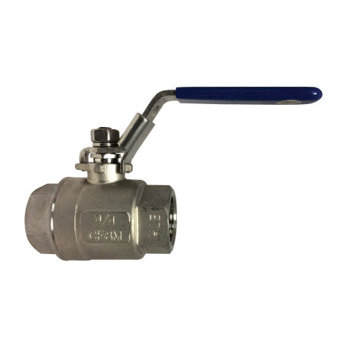 1/4 in. 2-Piece 316 Stainless Steel Ball Valve
