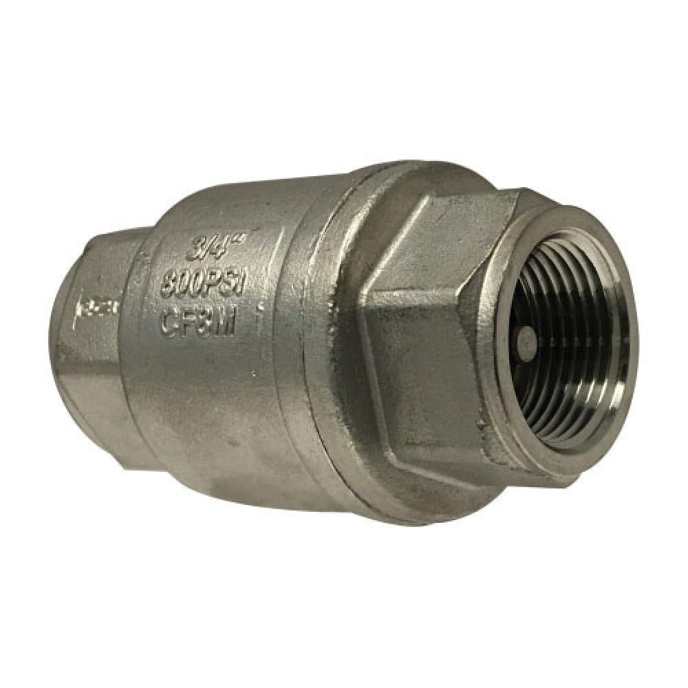 1/2 inch 316 Stainless Steel Inline Check Valve Midland 949403
