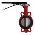 6 inch stainless disc lever operated wafer butterfly valve Midland 9650L6SE